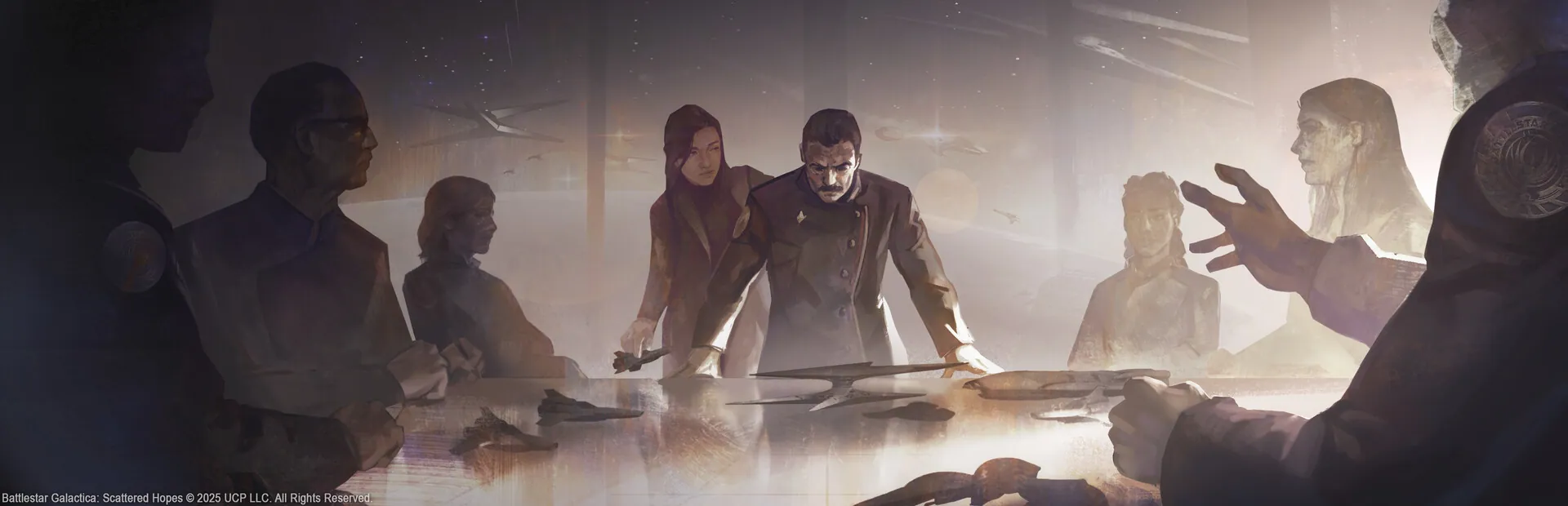 Battlestar Galactica: Scattered Hopes Key art