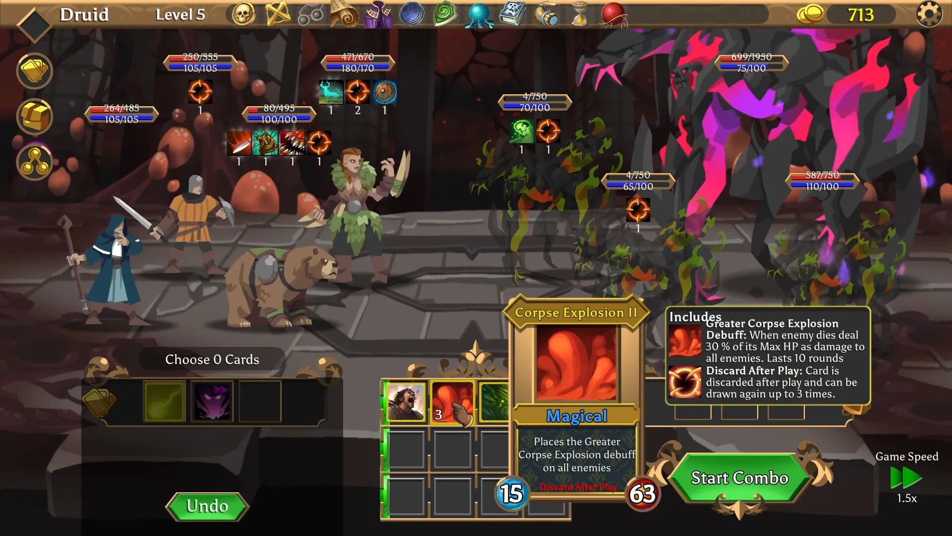 Combo Card Clashers Screenshot 1