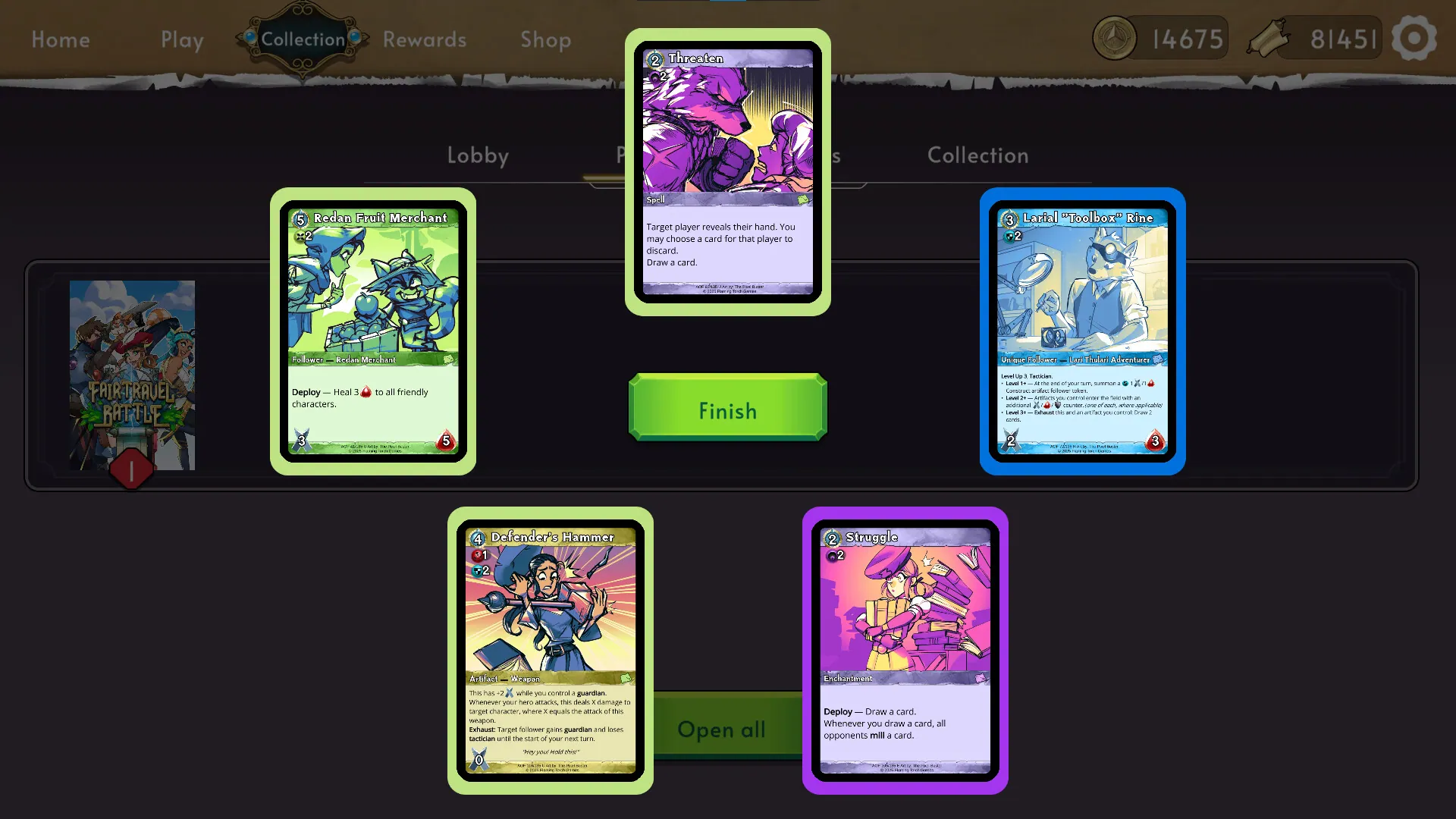 Fairtravel Battle CCG 截图 6