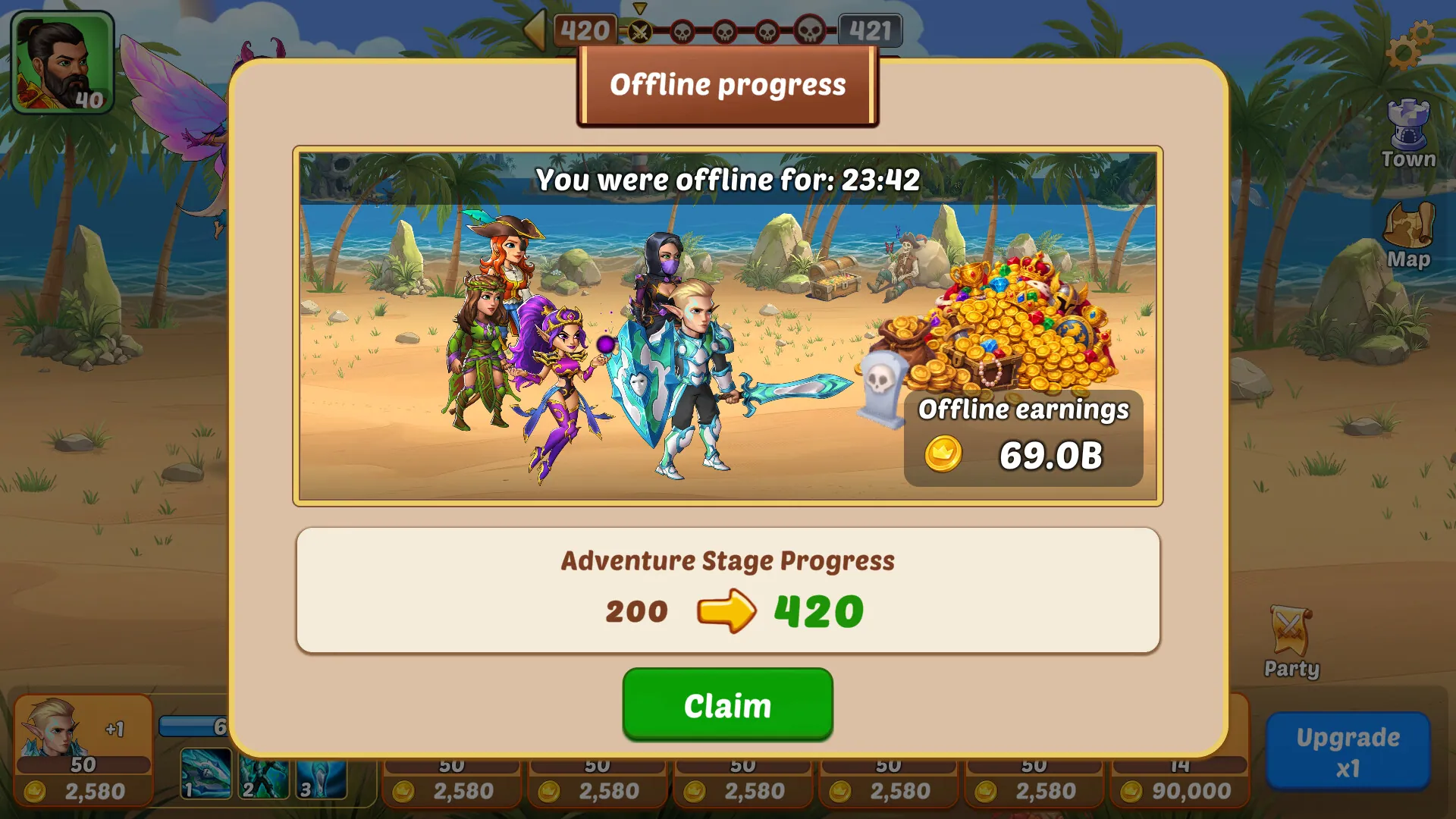 Firestone – Idle Clicker Online RPG Captura 2