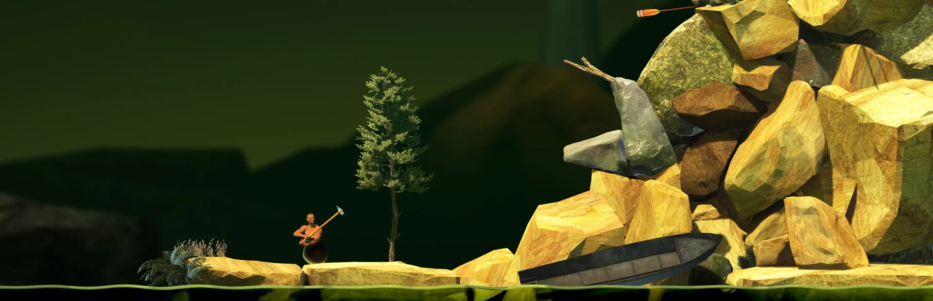 Getting Over It with Bennett Foddy Ilustración principal