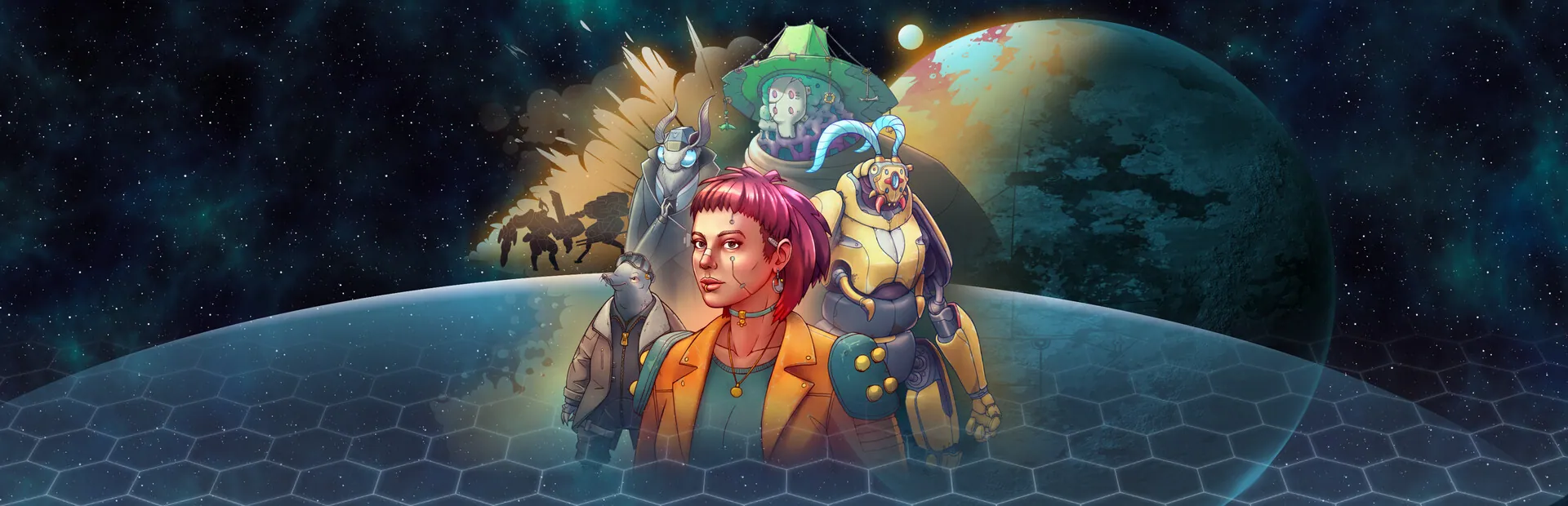Heroes of Science and Fiction Key art