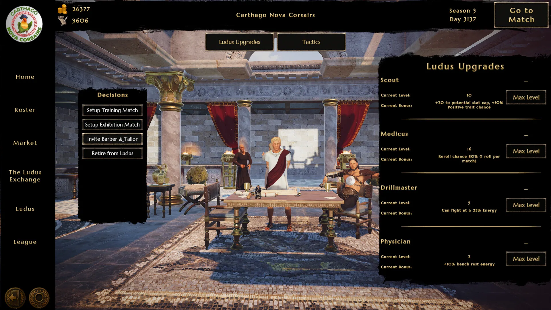 Ludus Magnatus: Gladiator Manager Simulator Captura 4