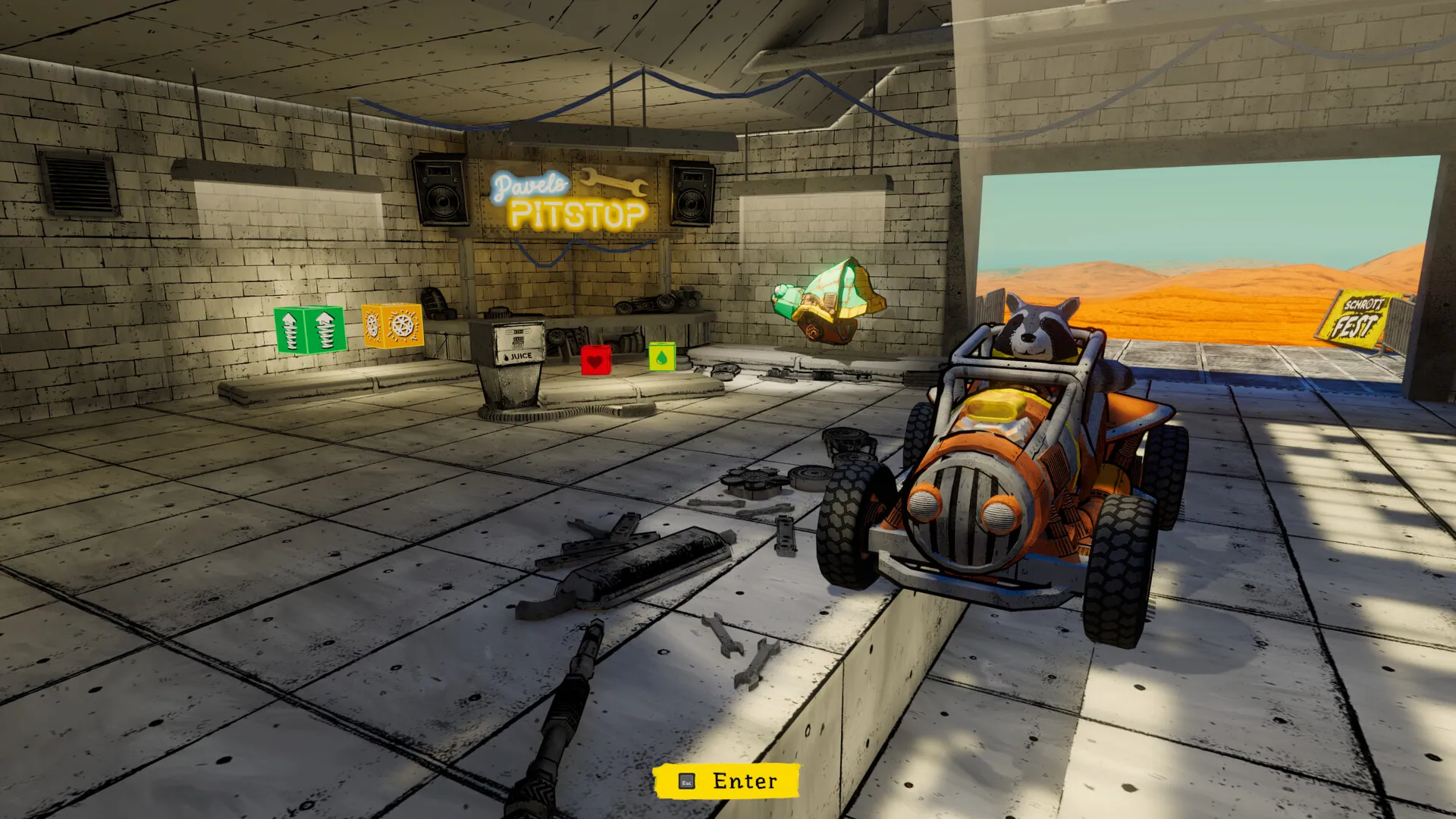 SCHROTT: Roguelike Racer Captura 6