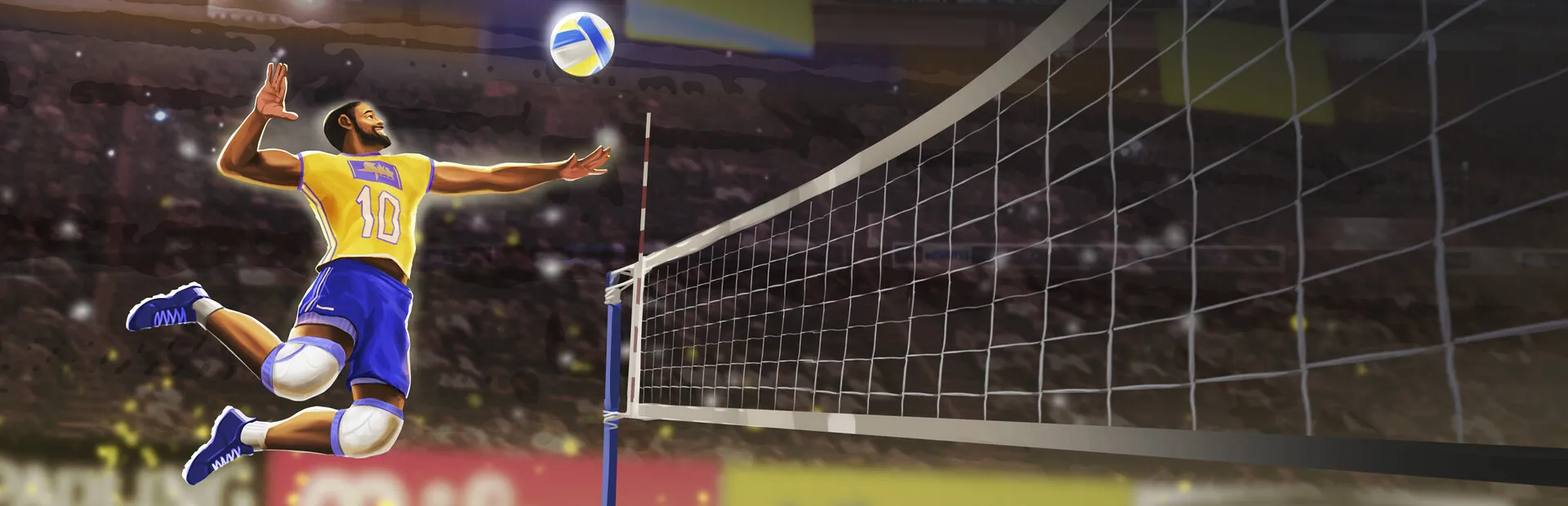 Spikair Volleyball Key art