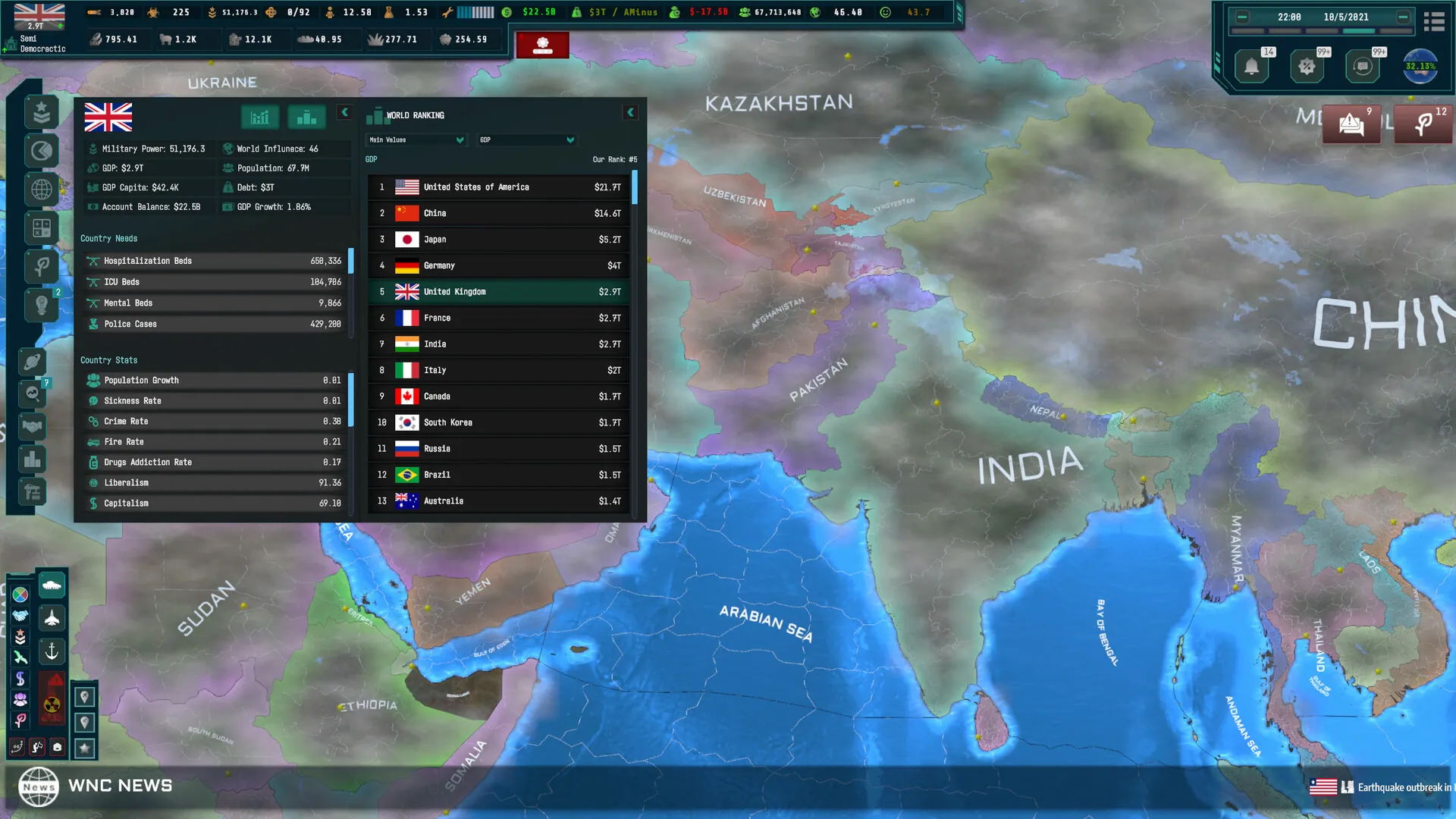 World Warfare & Economics Screenshot 7